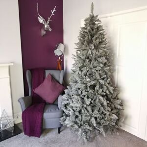 Samuel Alexander - 7ft (210cm) Luxury Charcoal Pine Grey Christmas Tree with 1,315 Tips Samuel Alexander - 7ft (210cm) Luxury Charcoal Pine Grey Christmas Tree with 1,315 Tips
