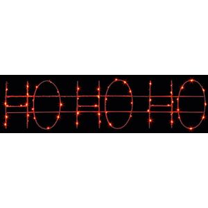 Premier - 80cm Outdoor ho ho ho Flashing led Light Up Christmas Silhouette Motif Decoration Premier - 80cm Outdoor ho ho ho Flashing led Light Up Christmas Silhouette Motif Decoration