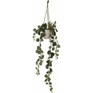 Leaf - 90cm Artificial Potted Hanging Trailing Green Plant - String of Hearts Leaf - 90cm Artificial Potted Hanging Trailing Green Plant - String of Hearts