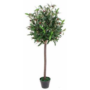 Leaf - 90cm Design uk Realistic Artificial Olive Tree in Black Plastic Pot Leaf - 90cm Design uk Realistic Artificial Olive Tree in Black Plastic Pot