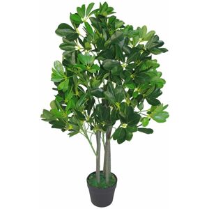 Leaf 95cm Umbrella Tree Dark Green Artificial Ficus Plant Leaf 95cm Umbrella Tree Dark Green Artificial Ficus Plant