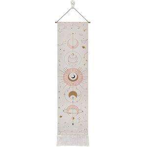 ALWAYSH Bohemian Tapestry, 32.5 x 130 cm Moon Tapestry, Wall Hanging Tapestry, Moon Phase and Constellation Pattern, with Hanging Rod, Cord and Hook, for ALWAYSH Bohemian Tapestry, 32.5 x 130 cm Moon Tapestry, Wall Hanging Tapestry, Moon Phase and Constellation Pattern, with Hanging Rod, Cord and Hook, for