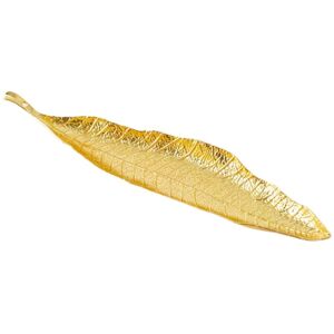 ALWAYSH Incense Holder, 25cm Metal Incense Holder Leaf Shape Incense Burner, Incense Stick Holder Ash Catcher Incense Stick Holder Home Decor Fragrance(Gold) ALWAYSH Incense Holder, 25cm Metal Incense Holder Leaf Shape Incense Burner, Incense Stick Holder Ash Catcher Incense Stick Holder Home Decor Fragrance(Gold)