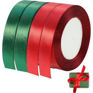 Alwaysh - items 20mm Wide Satin Ribbon - 22m Long - Decorative Fabric Gift Ribbon for Gift Wrapping, Crafts, Birthday and Wedding Decoration - Red Alwaysh - items 20mm Wide Satin Ribbon - 22m Long - Decorative Fabric Gift Ribbon for Gift Wrapping, Crafts, Birthday and Wedding Decoration - Red