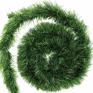Mumu - Artificial Christmas Tree Garland, Green Pine Tree Wreath for Stairs, Outdoors and Indoors, Christmas Decoration for Bedroom Door Wall Window Mumu - Artificial Christmas Tree Garland, Green Pine Tree Wreath for Stairs, Outdoors and Indoors, Christmas Decoration for Bedroom Door Wall Window