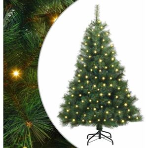 Artificial Christmas Tree with 150 LEDs Green 150 cm PE and PVC vidaXL Artificial Christmas Tree with 150 LEDs Green 150 cm PE and PVC vidaXL