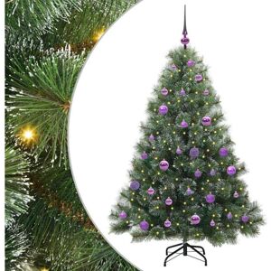 Artificial Christmas Tree with 150 LEDs Green 150 cm PE and PVC vidaXL Artificial Christmas Tree with 150 LEDs Green 150 cm PE and PVC vidaXL