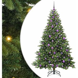 Artificial Christmas Tree with 300 LEDs Green 180 cm PE and PVC vidaXL Artificial Christmas Tree with 300 LEDs Green 180 cm PE and PVC vidaXL
