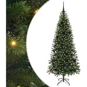 Artificial Christmas Tree with 300 LEDs Green 180 cm PE and PVC vidaXL Artificial Christmas Tree with 300 LEDs Green 180 cm PE and PVC vidaXL