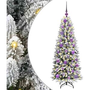 Artificial Christmas Tree with 150 LEDs White 53 x 53 x 120 cm vidaXL Artificial Christmas Tree with 150 LEDs White 53 x 53 x 120 cm vidaXL