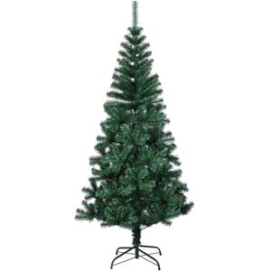 Artificial Christmas Tree with Iridescent Tips Green 180 cm PVC vidaXL Artificial Christmas Tree with Iridescent Tips Green 180 cm PVC vidaXL