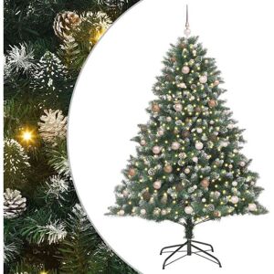 Artificial Christmas Tree with Stand Green 140 x 140 x 210 cm vidaXL Artificial Christmas Tree with Stand Green 140 x 140 x 210 cm vidaXL