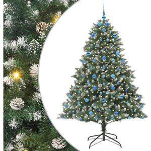 Artificial Christmas Tree with Stand Green 140 x 140 x 210 cm vidaXL Artificial Christmas Tree with Stand Green 140 x 140 x 210 cm vidaXL
