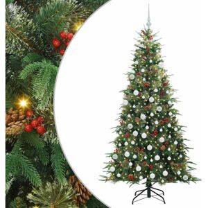 Artificial Hinged Christmas Tree Green 180 cm PE and PVC vidaXL Artificial Hinged Christmas Tree Green 180 cm PE and PVC vidaXL