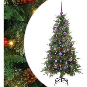 Artificial Hinged Christmas Tree Green 150 cm PE and PVC vidaXL Artificial Hinged Christmas Tree Green 150 cm PE and PVC vidaXL
