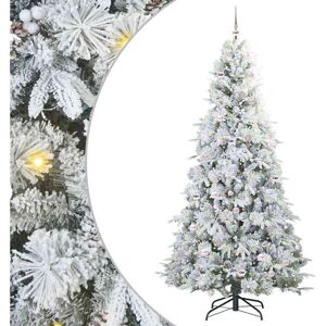 Artificial Hinged Christmas Tree Green 240 cm PE and PVC vidaXL Artificial Hinged Christmas Tree Green 240 cm PE and PVC vidaXL