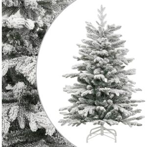 vidaXL Artificial Hinged Christmas Tree - Snow Flocked 240cm vidaXL Artificial Hinged Christmas Tree - Snow Flocked 240cm