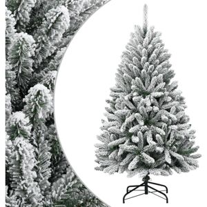 Artificial Hinged Christmas Tree with Flocked Snow 150 cm Vidaxl Artificial Hinged Christmas Tree with Flocked Snow 150 cm Vidaxl