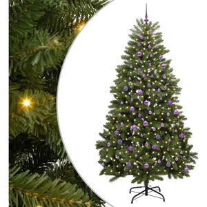 Artificial Christmas Tree with Stand Green 240 cm PVC and Metal vidaXL Artificial Christmas Tree with Stand Green 240 cm PVC and Metal vidaXL