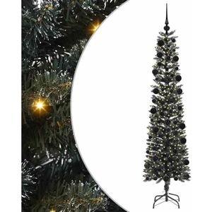 Artificial Christmas Tree with 300 LEDs with Stand Green 210 cm vidaXL Artificial Christmas Tree with 300 LEDs with Stand Green 210 cm vidaXL