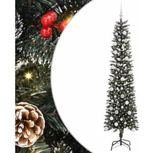 Artificial Christmas Tree with 300 LEDs with Stand Green 210 cm vidaXL Artificial Christmas Tree with 300 LEDs with Stand Green 210 cm vidaXL