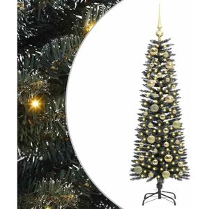 Artificial Christmas Tree with 150 LEDs with Stand Green 120 cm vidaXL Artificial Christmas Tree with 150 LEDs with Stand Green 120 cm vidaXL