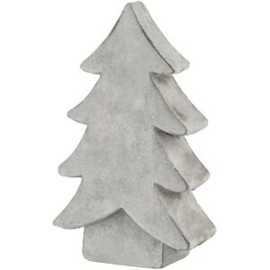 Athena Stone Medium Christmas Tree - Ceramic - L6 x W14 x H24 cm - White Athena Stone Medium Christmas Tree - Ceramic - L6 x W14 x H24 cm - White