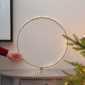 NOMA 60cm Battery Power LED Hanging Circle of Light Indoor Home Decoration NOMA 60cm Battery Power LED Hanging Circle of Light Indoor Home Decoration