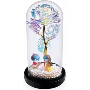 Hoopzi - Beauty and the Beast Rose, Enchanted Rose with led Lights in Glass Dome Gift for Mother's Day Thanksgiving Mother's Day Birthday Valentine's Hoopzi - Beauty and the Beast Rose, Enchanted Rose with led Lights in Glass Dome Gift for Mother's Day Thanksgiving Mother's Day Birthday Valentine's