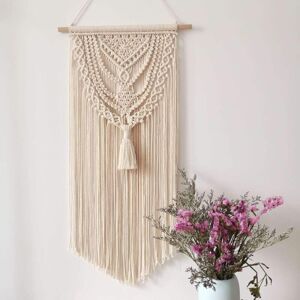 IKODM Boho Macrame Wall Hanging Woven Macrame Tapestry Home Decor Wall Hanging - 40x80cm IKODM Boho Macrame Wall Hanging Woven Macrame Tapestry Home Decor Wall Hanging - 40x80cm