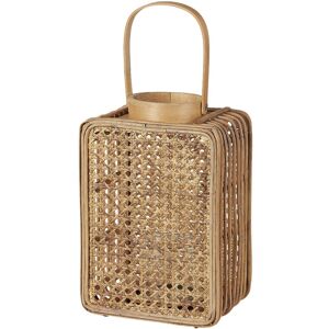 Beliani BANTUL Rattan Lantern - Indoor 28 cm Beliani BANTUL Rattan Lantern - Indoor 28 cm