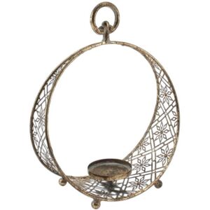 Candle Holder - Metal - L25 x W12 x H32 cm Candle Holder - Metal - L25 x W12 x H32 cm