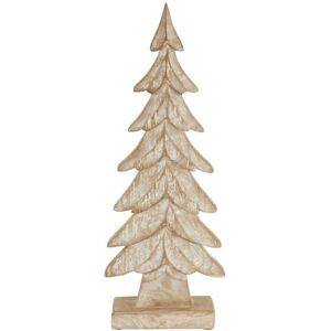 Hill Interiors - Carved Large Christmas Tree - Wood - L5 x W18 x H52 cm - Brown Hill Interiors - Carved Large Christmas Tree - Wood - L5 x W18 x H52 cm - Brown