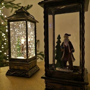 Snowtime - Santa Christmas Lantern Water Filled Glitter Snow Globe led Decoration Snowtime - Santa Christmas Lantern Water Filled Glitter Snow Globe led Decoration