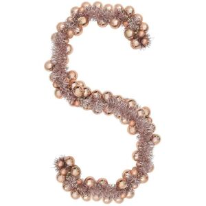 Christmas Ball Garland Rose Gold 186 cm Polystyrene vidaXL Christmas Ball Garland Rose Gold 186 cm Polystyrene vidaXL