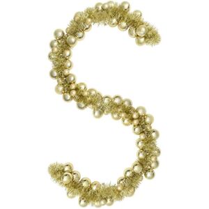 Christmas Ball Garland Gold 186 cm Polystyrene vidaXL Christmas Ball Garland Gold 186 cm Polystyrene vidaXL