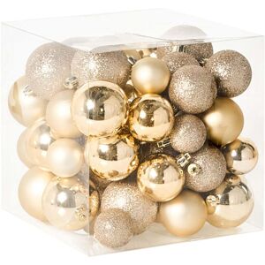 BELIANI Set of 60 Baubles TYIN Gold BELIANI Set of 60 Baubles TYIN Gold