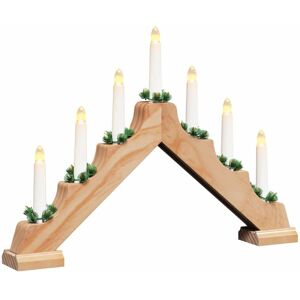 Christmas Candle Bridge Brown 39.5 x 5 x 29 cm Solid Pine Wood vidaXL Christmas Candle Bridge Brown 39.5 x 5 x 29 cm Solid Pine Wood vidaXL