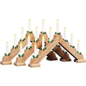 Christmas Candle Bridge 3 pcs Brown 39.5 x 5 x 29 cm vidaXL Christmas Candle Bridge 3 pcs Brown 39.5 x 5 x 29 cm vidaXL