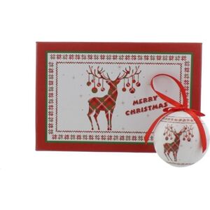 Christmas Decorative Balls Decoupage Reindeer Set Of Six Festive Christmas Decorative Balls Decoupage Reindeer Set Of Six Festive