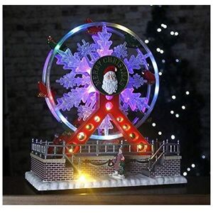 Marco Paul - Christmas Musical Ornament Festive Rotating Moving Pre Lit Xmas Decor Festive Decorative Centerpiece Gift Figurine Marco Paul - Christmas Musical Ornament Festive Rotating Moving Pre Lit Xmas Decor Festive Decorative Centerpiece Gift Figurine