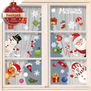 Longziming - Christmas Stickers Christmas Window Stickers Christmas Decoration diy Snowman Reindeer Santa Claus for Christmas Decorations Stickers Longziming - Christmas Stickers Christmas Window Stickers Christmas Decoration diy Snowman Reindeer Santa Claus for Christmas Decorations Stickers