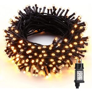 BEIJIYI Christmas String Lights, 200 LED Outdoor Electric Fairy Lights, 20m Warm White Green Wire, Indoor Light with 8 Modes, Waterproof for Christmas Party, BEIJIYI Christmas String Lights, 200 LED Outdoor Electric Fairy Lights, 20m Warm White Green Wire, Indoor Light with 8 Modes, Waterproof for Christmas Party,