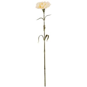 Cream Carnation Stem Artificial Flower - Plastic - L11 x W10 x H56 cm - Cream Cream Carnation Stem Artificial Flower - Plastic - L11 x W10 x H56 cm - Cream