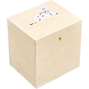 CREATIVE DECO Envelope Box with Lock Natural 29 x 25 x 30 cm CREATIVE DECO Envelope Box with Lock Natural 29 x 25 x 30 cm
