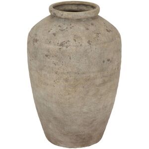 Deruta Large Mottled Vase - Ceramic - L33 x W33 x H50 cm - Grey Deruta Large Mottled Vase - Ceramic - L33 x W33 x H50 cm - Grey