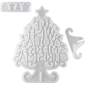TLILY Diy glue mold 3D three-dimensional Christmas ornaments Christmas tree silicone resin listing decoration TLILY Diy glue mold 3D three-dimensional Christmas ornaments Christmas tree silicone resin listing decoration