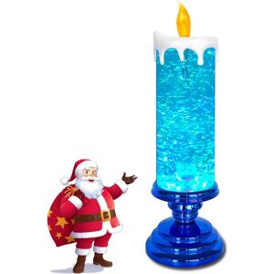 ANPVIZ Electronic LED Christmas Candles with Glitter Swirl, Waterproof, USB Rechargeable, Flameless Color Changing Candles, Water-Based for Christmas ANPVIZ Electronic LED Christmas Candles with Glitter Swirl, Waterproof, USB Rechargeable, Flameless Color Changing Candles, Water-Based for Christmas
