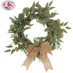SPOT ON DEALZ Eucalyptus Laurel Light Up Wreath Mini LED Christmas Decoration Indoor Outdoor SPOT ON DEALZ Eucalyptus Laurel Light Up Wreath Mini LED Christmas Decoration Indoor Outdoor
