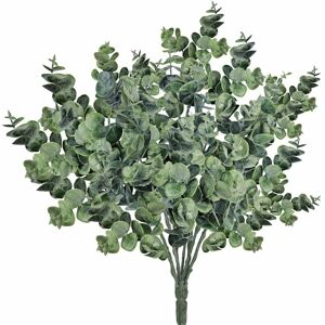 COAVAS Fake Eucalyptus Leaves, Artificial Stems, Fake Eucalyptus Branches, Plants in Dusty Green, 14.6 Inches Height for Wedding Party COAVAS Fake Eucalyptus Leaves, Artificial Stems, Fake Eucalyptus Branches, Plants in Dusty Green, 14.6 Inches Height for Wedding Party
